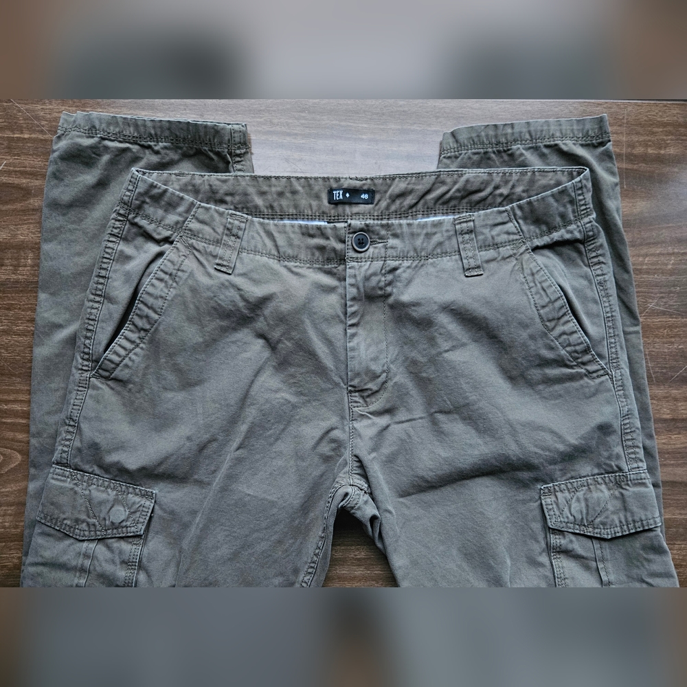 TEX Men's Green Cargo Pants Size 36